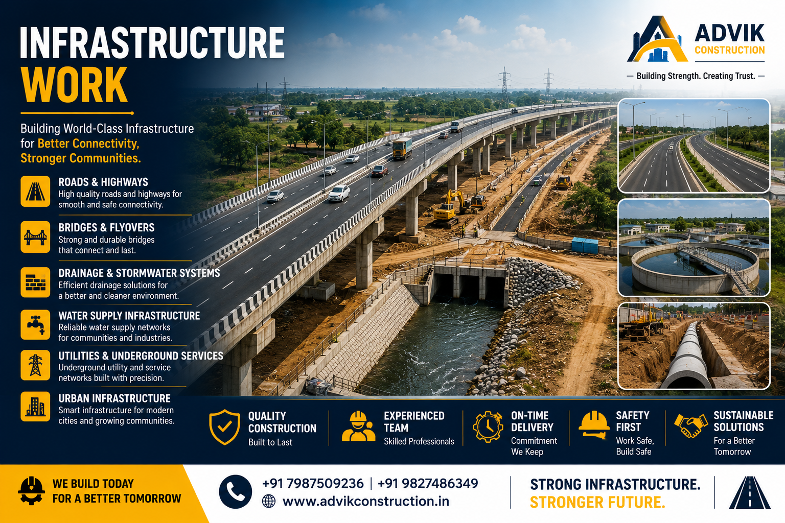 Infrastructure construction project