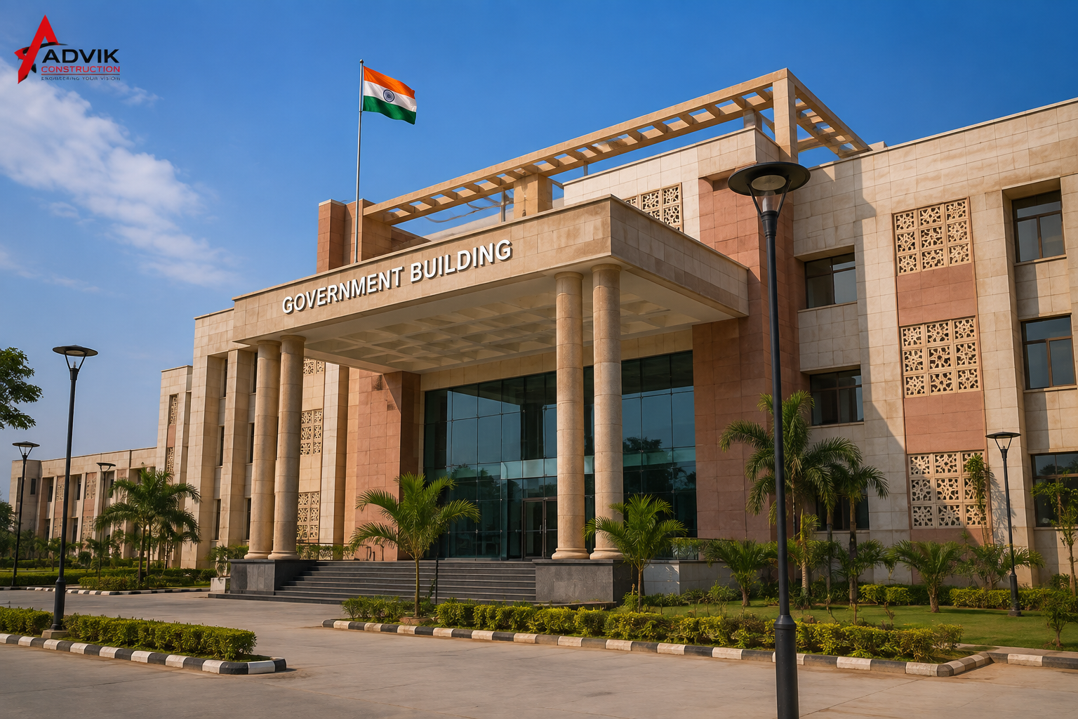 Government construction work by Advik Construction