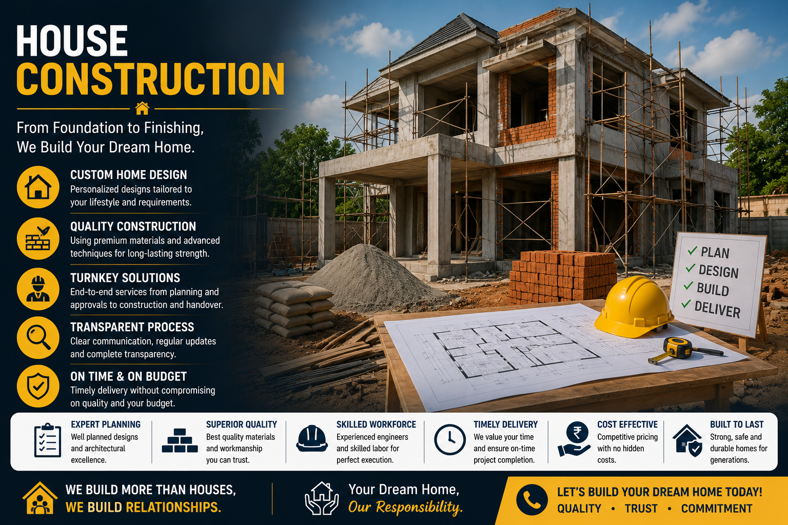 Private House Construction in Bhilai Durg